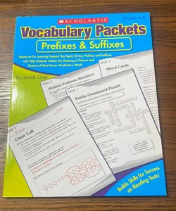 Vocabulary Packets: Prefixes and Suffixes