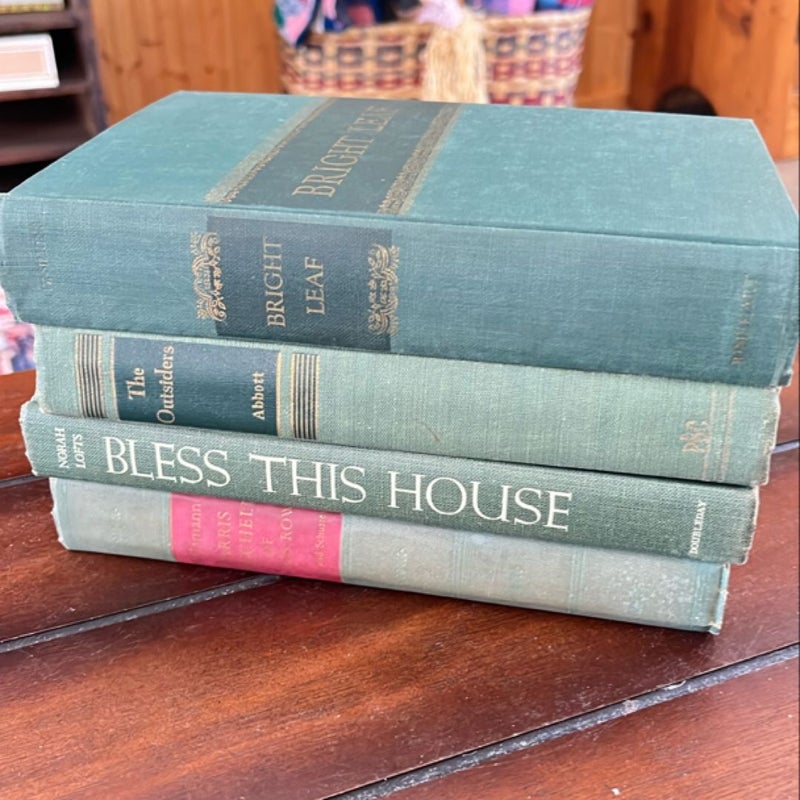 Vintage Bundle of 4 Books - Green 1