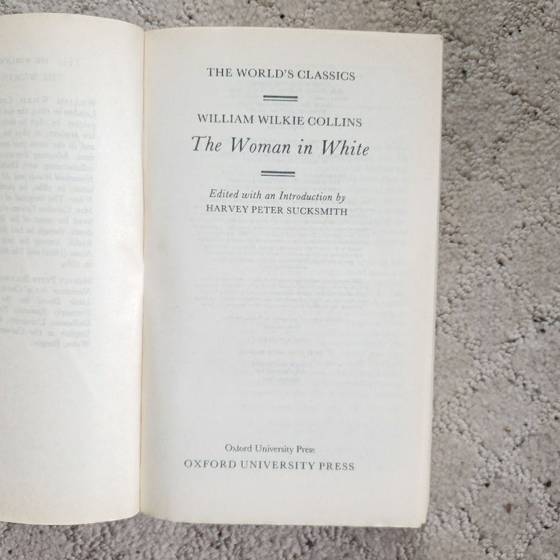 The Woman in White (Oxford World's Classics Edition, 1980)