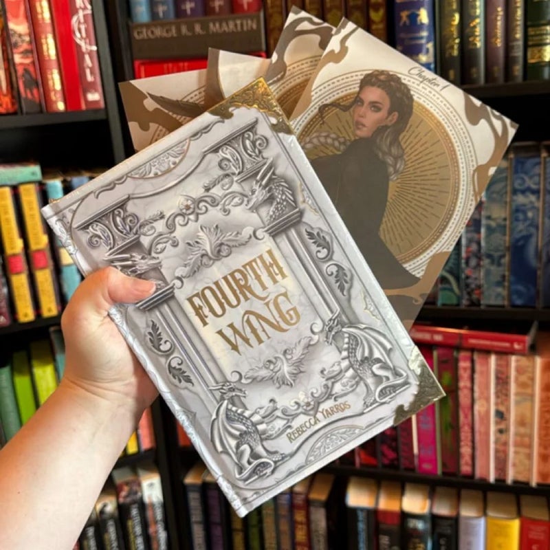 Fourth Wing Bookish Box SEALED OOP includes Page Overlays