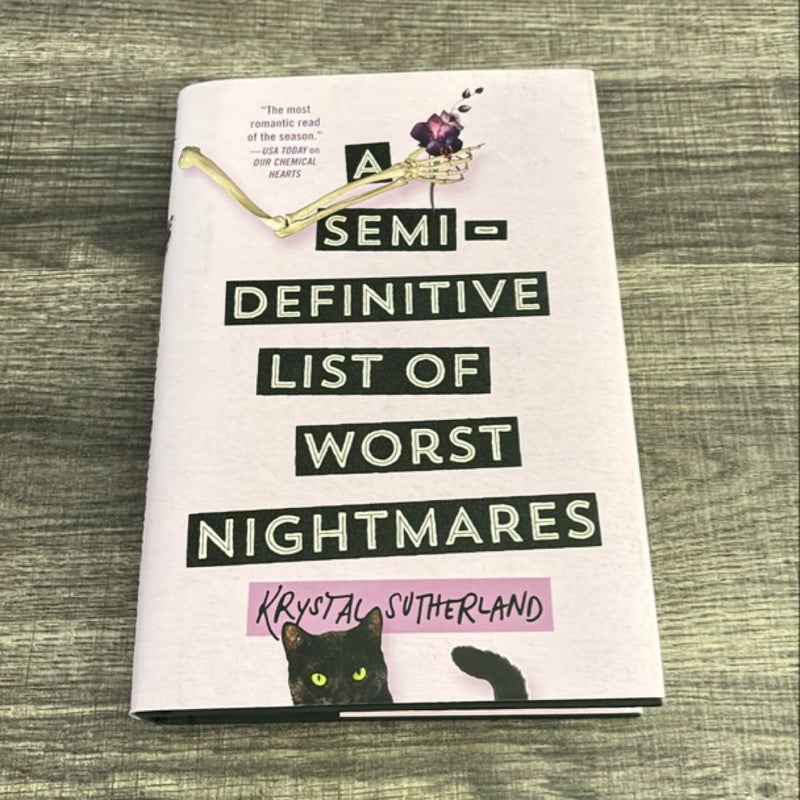 A Semi-Definitive List of Worst Nightmares