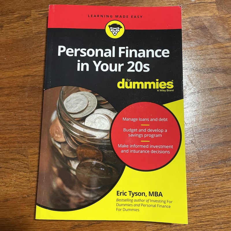 Personal Finance in Your 20s for Dummies