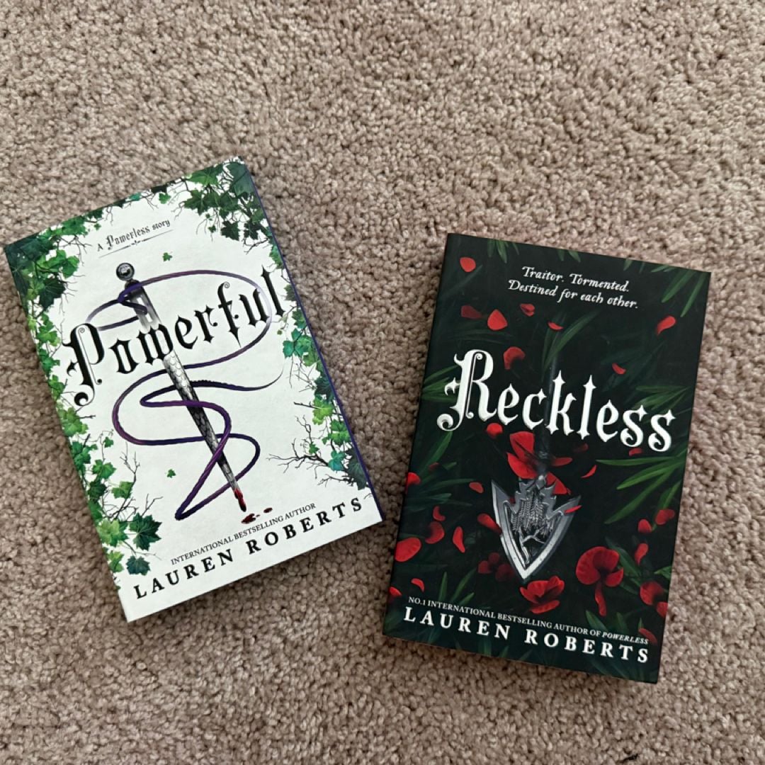 Powerful and Reckless sprayed edges by Lauren Roberts, Paperback ...