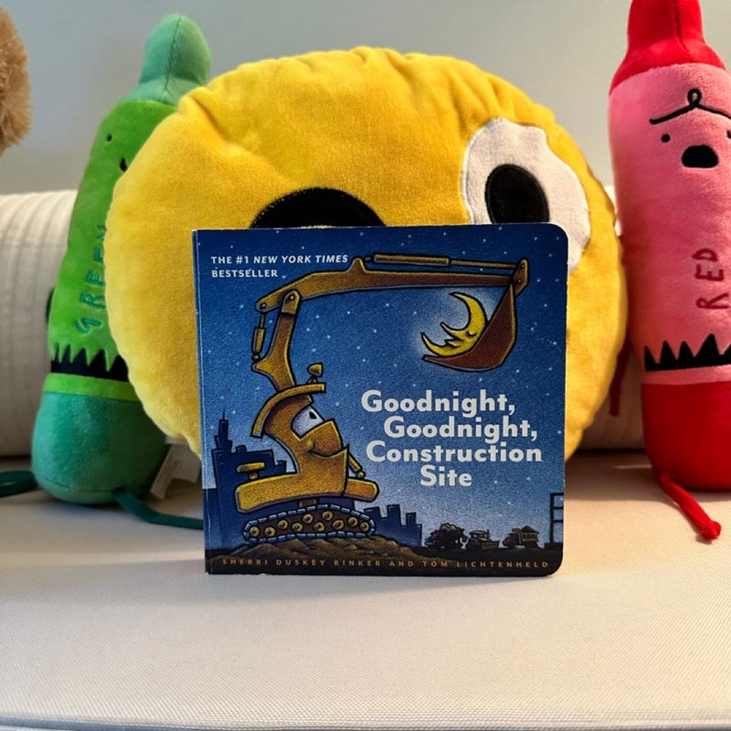 Goodnight, Goodnight Construction Site (Board Book for Toddlers, Children's Board Book)