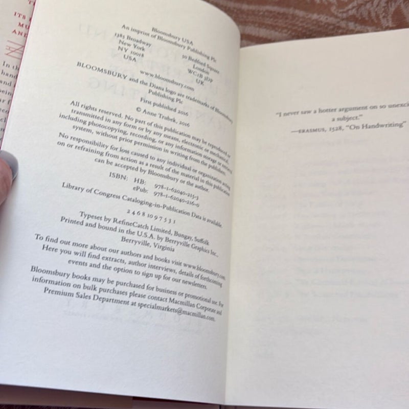 The History and Uncertain Future of Handwriting