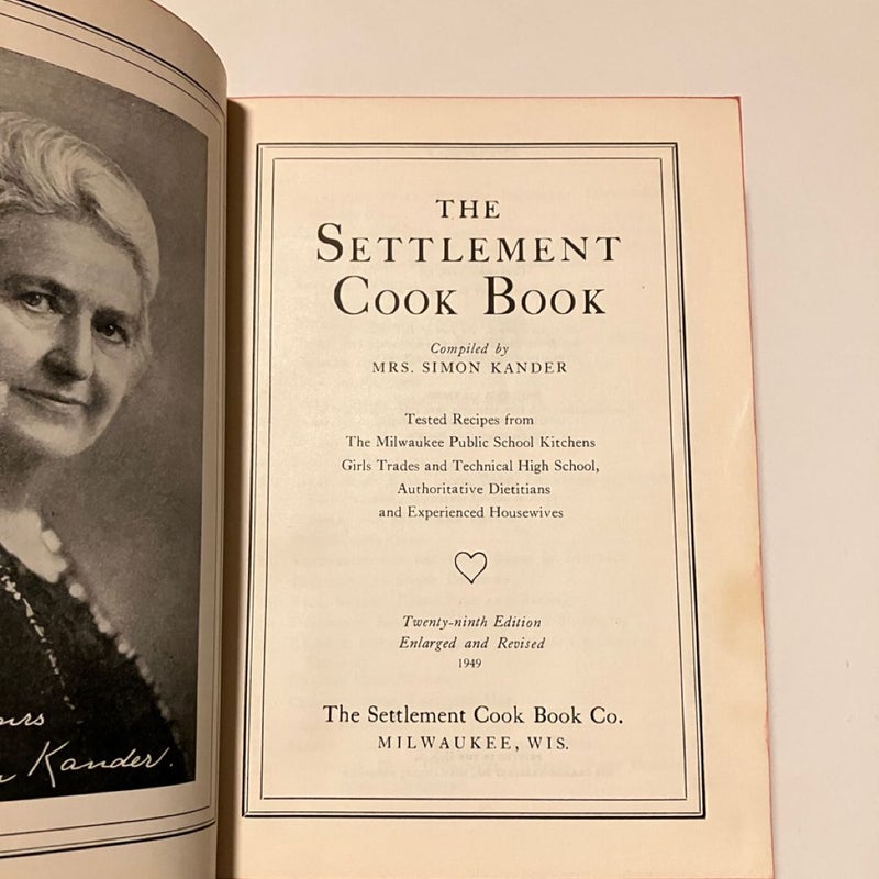 The Settlement Cook Book