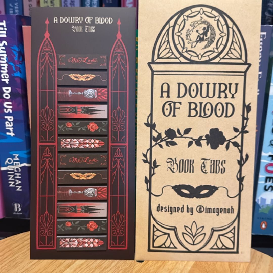 A Dowery of Blood book tabs