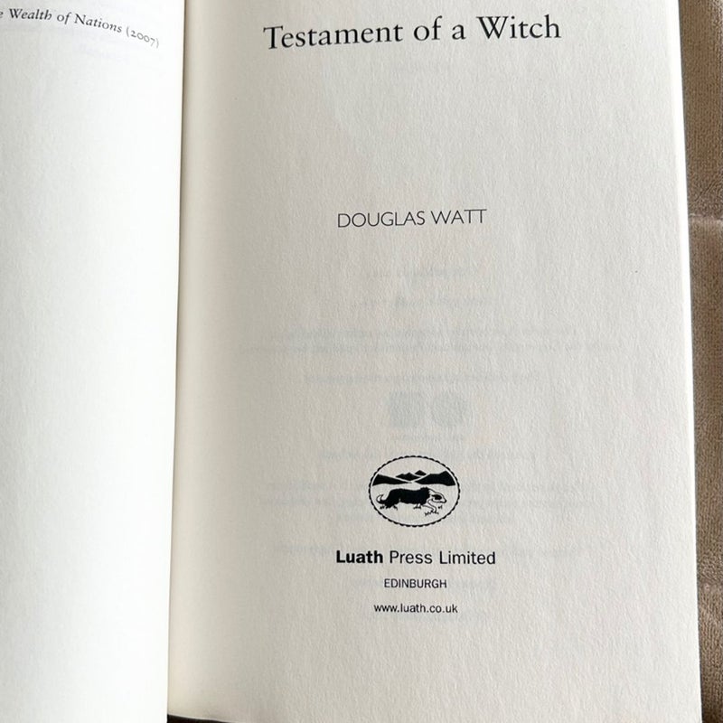 Testament of a Witch 10427