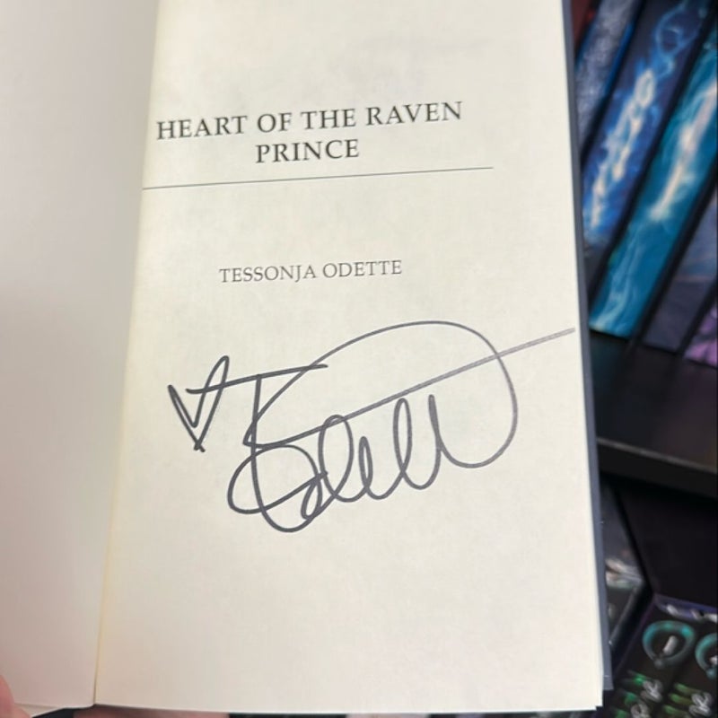 Heart of the Raven Prince Signed