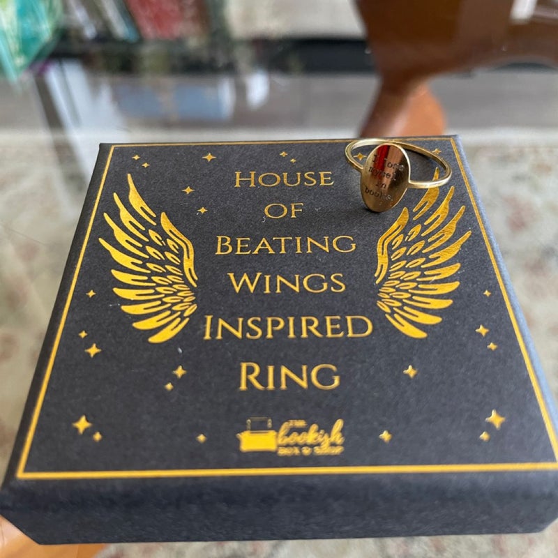 *MISPRINT* Bookish Box Kingdom of Crows Ring