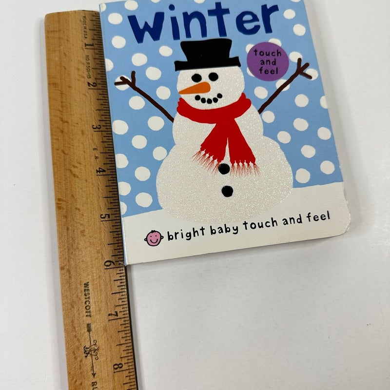 Winter, Touch and Feel Bright Baby (Board Book)