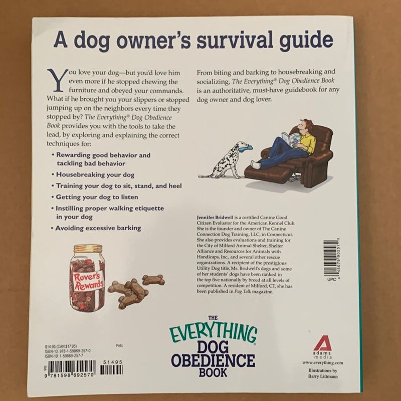 The Everything Dog Obedience Book