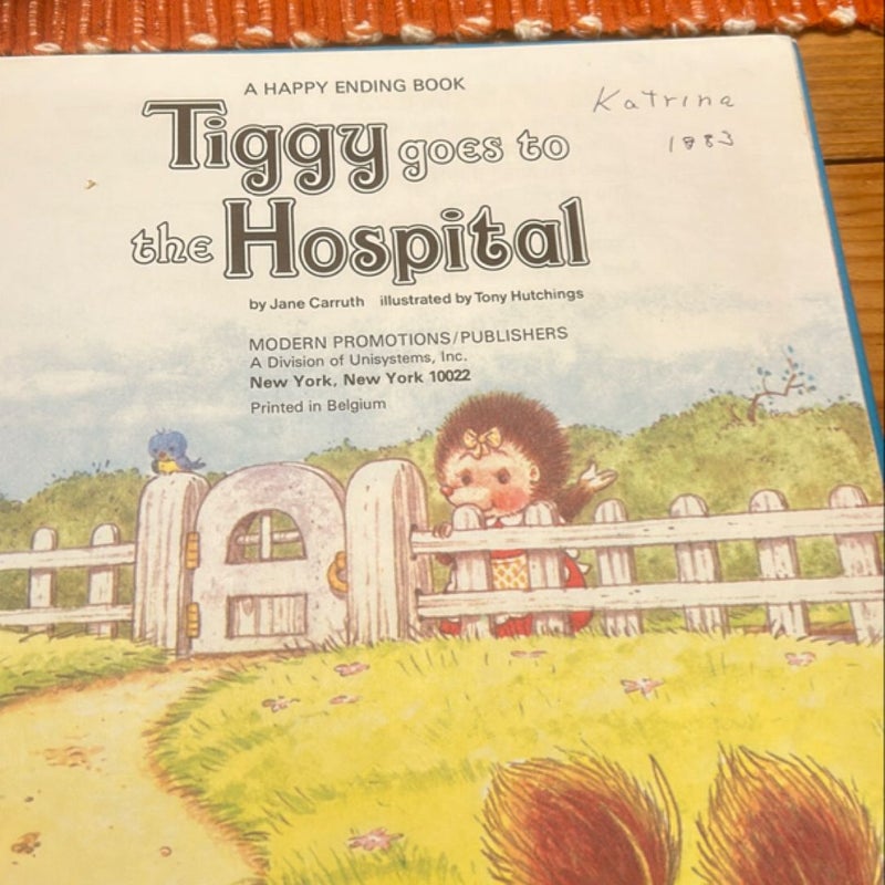 Tiggy Goes to the Hospital