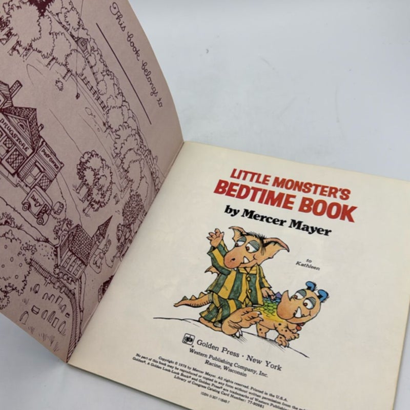 Little Monster's Bedtime Book