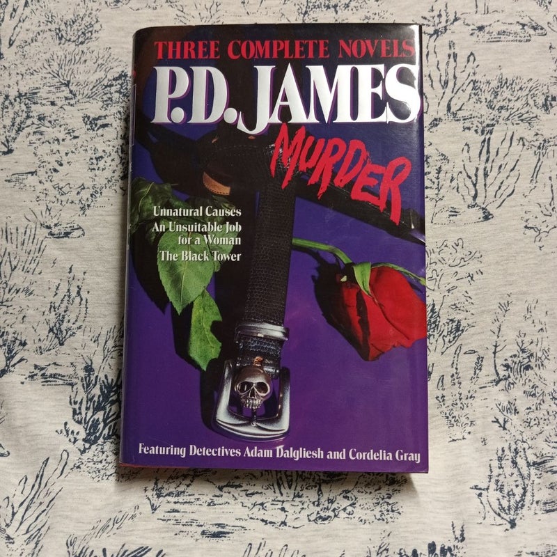 P. D. James Three Complete Novels Murder PDJ