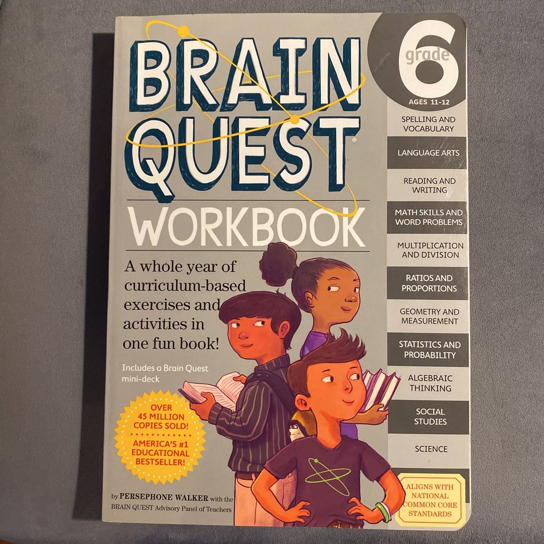 Brain Quest Workbook: 6th Grade