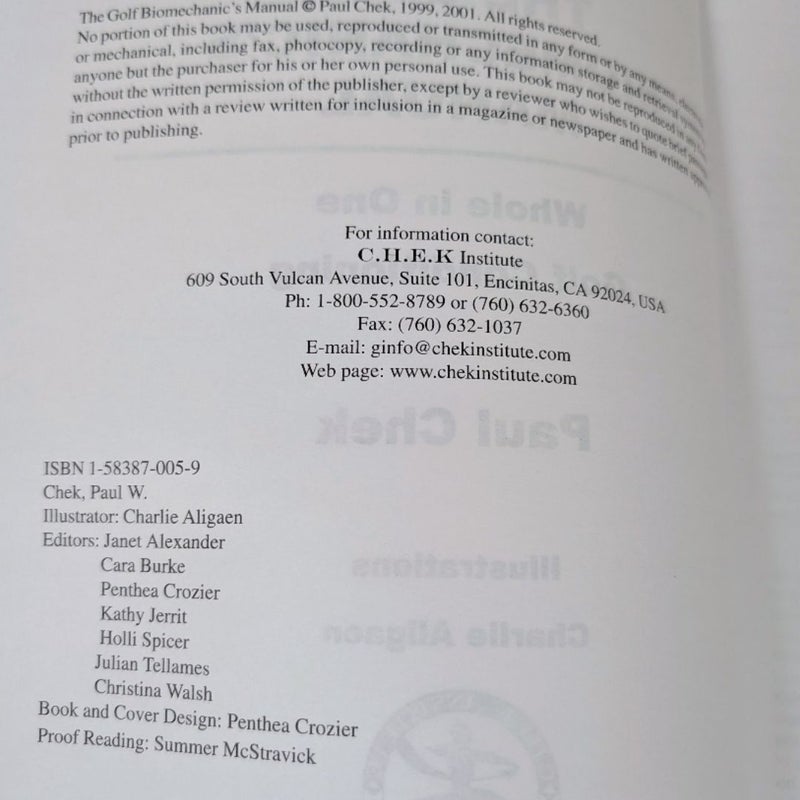 The Golf Biomechanic's Manual