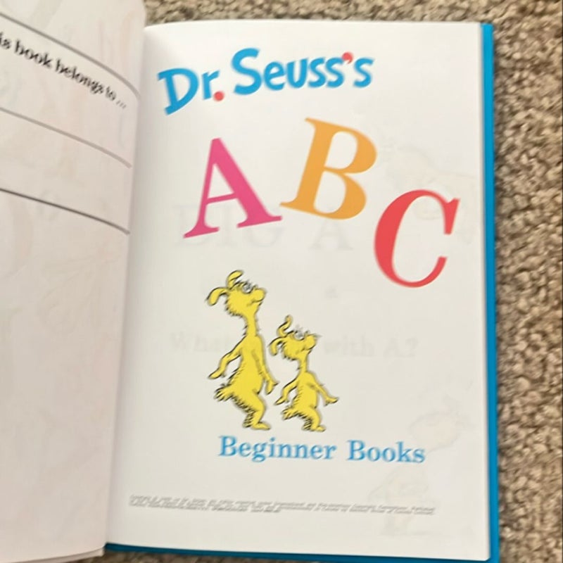 Dr. Seuss’s abc’s 