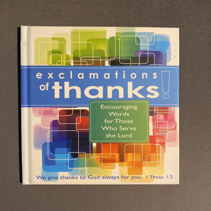 Exclamation Of Thanks