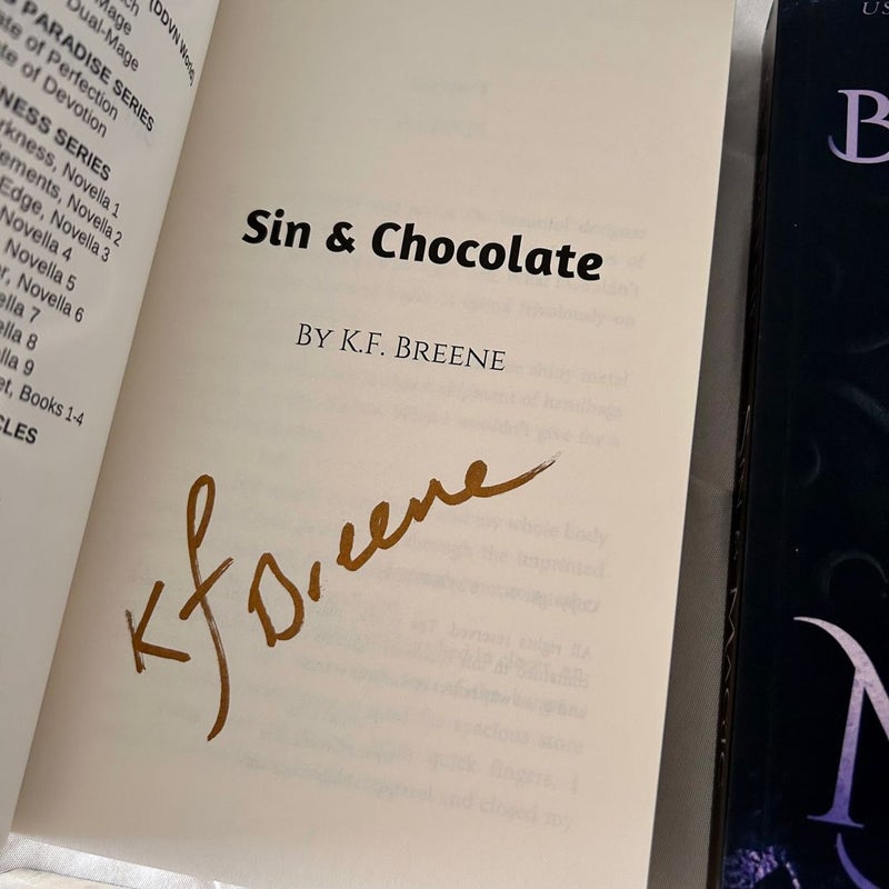 (ALL HAND SIGNED) Demigods of San Francisco Series (Sin & Chocolate; Sin & Magic; Sin & Salvation; Sin & Spirit; Sin & Lightning; Sin & Surrender)