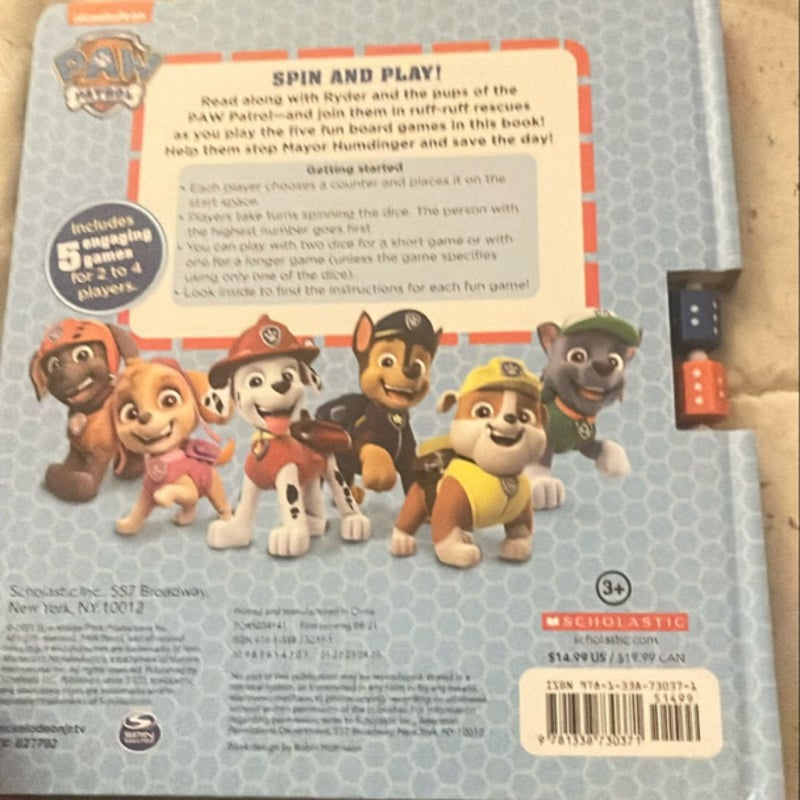 Team up Together: 5 Read and Rescue Games (PAW Patrol) (Media Tie-In)