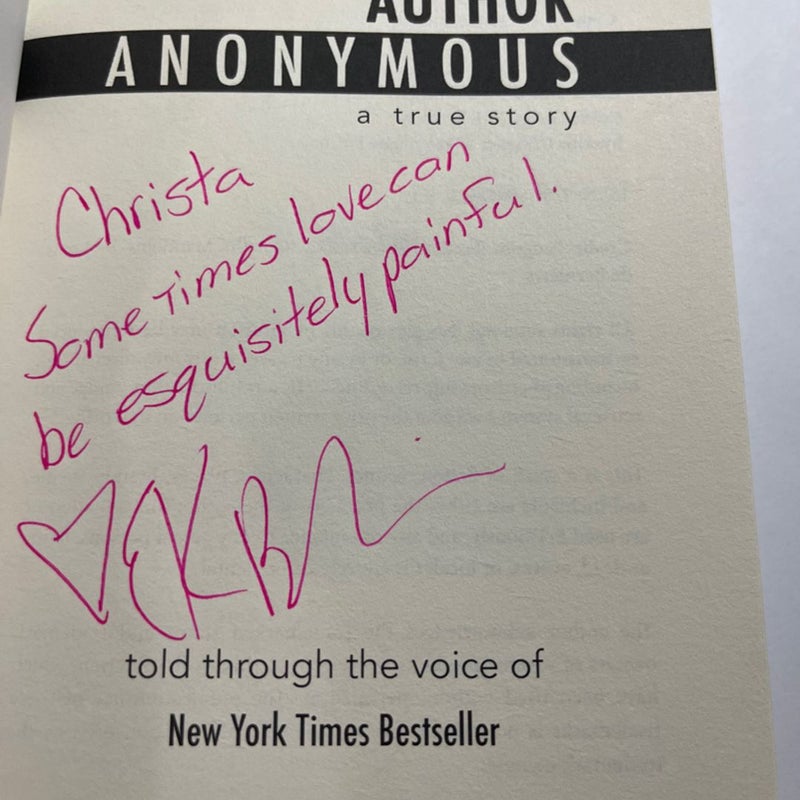 Author Anonymous SIGNED OOP