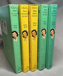 Set of Cherry Ames Books Vol 1-5