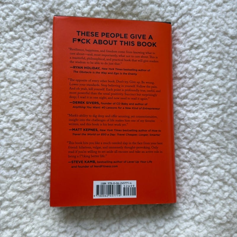 The Subtle Art of Not Giving a F*ck
