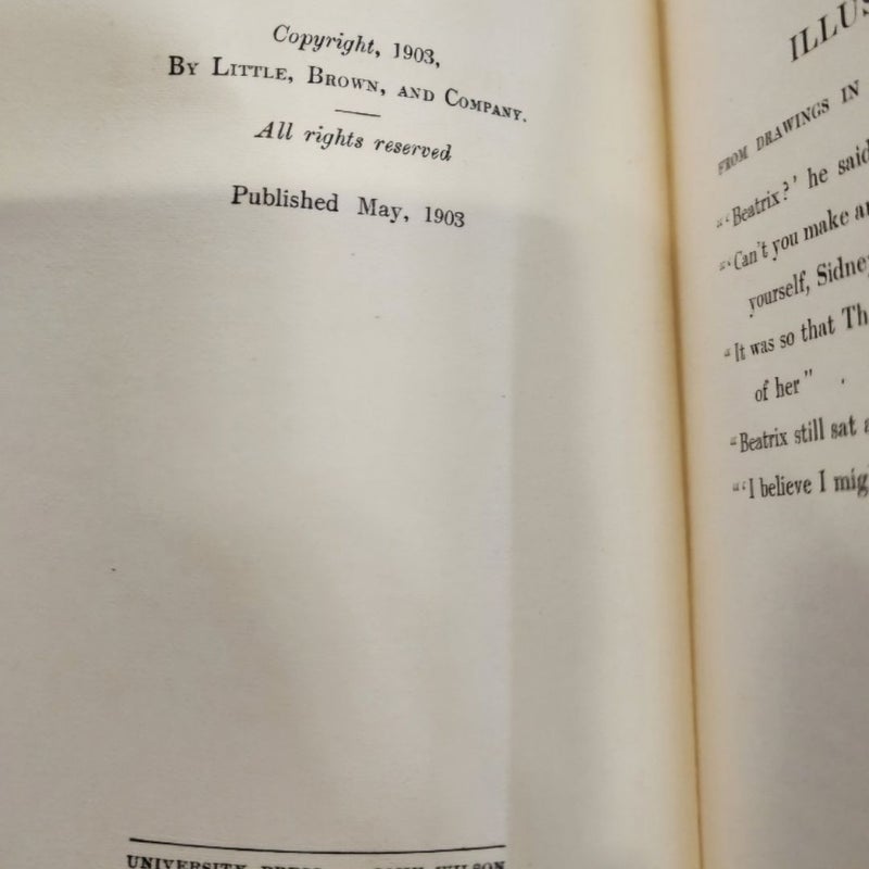 The Dominant Strain By Ann Chapin Ray Hardcover 1903 Book First Edition