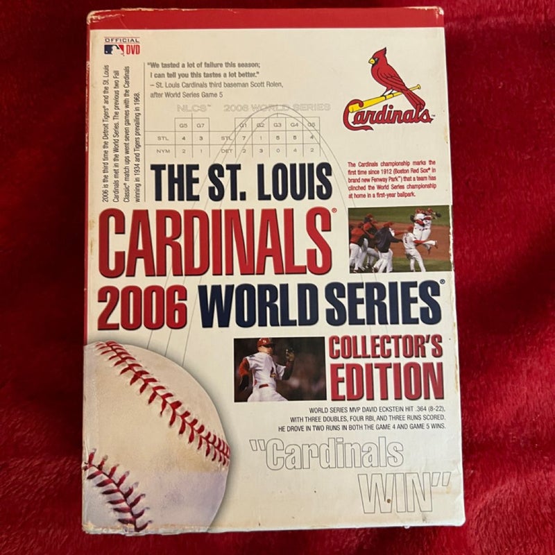 STL Cardinals 2006 World Series 8 DVD set Collector’s Edition