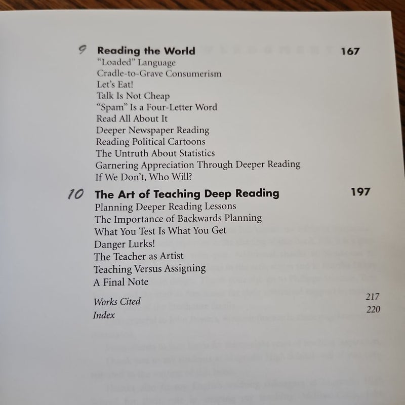 Deeper Reading
