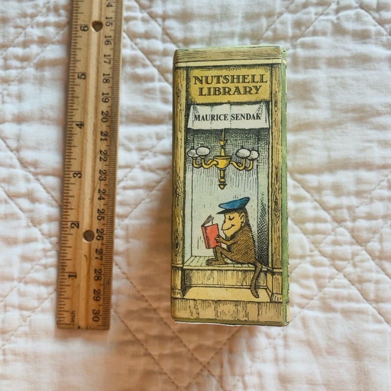 Nutshell Library by Maurice Sendak 1962 4 Mini Books HC w