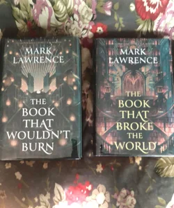 The Book that Wouldn’t Burn set book 1 & 2.
