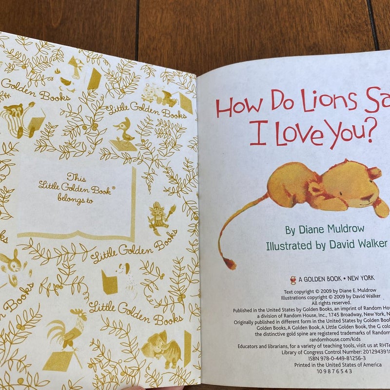 How Do Lions Say I Love You?