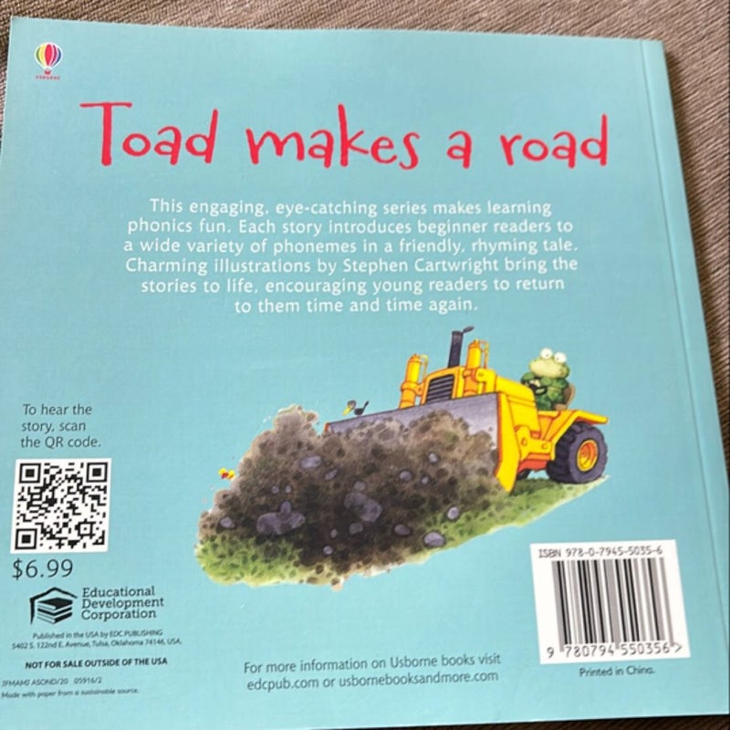 Toad Makes a Road