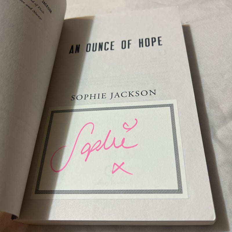 An Ounce of Hope *SIGNED*