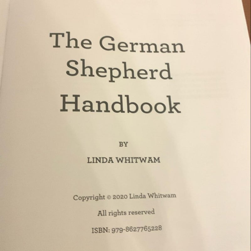 The German Shepherd Handbook