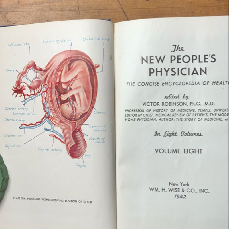 The NEW PEOPLE’S PHYSICIAN in eight (8) volumes