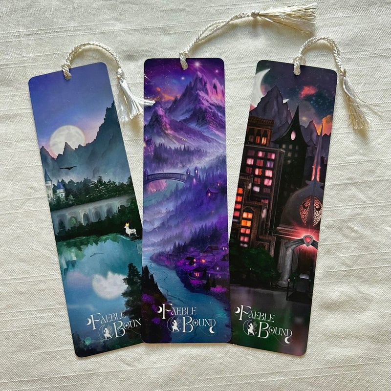 SJM Bookmarks - ACOTAR, Throne of Glass, & Crescent City