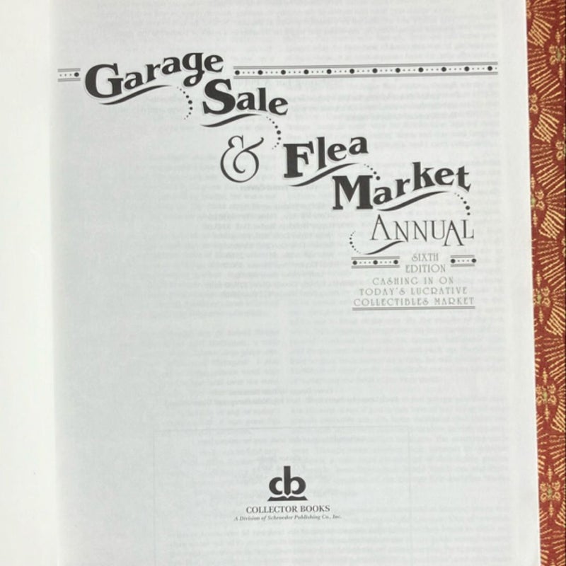 Garage Sale and Flea Market Annual