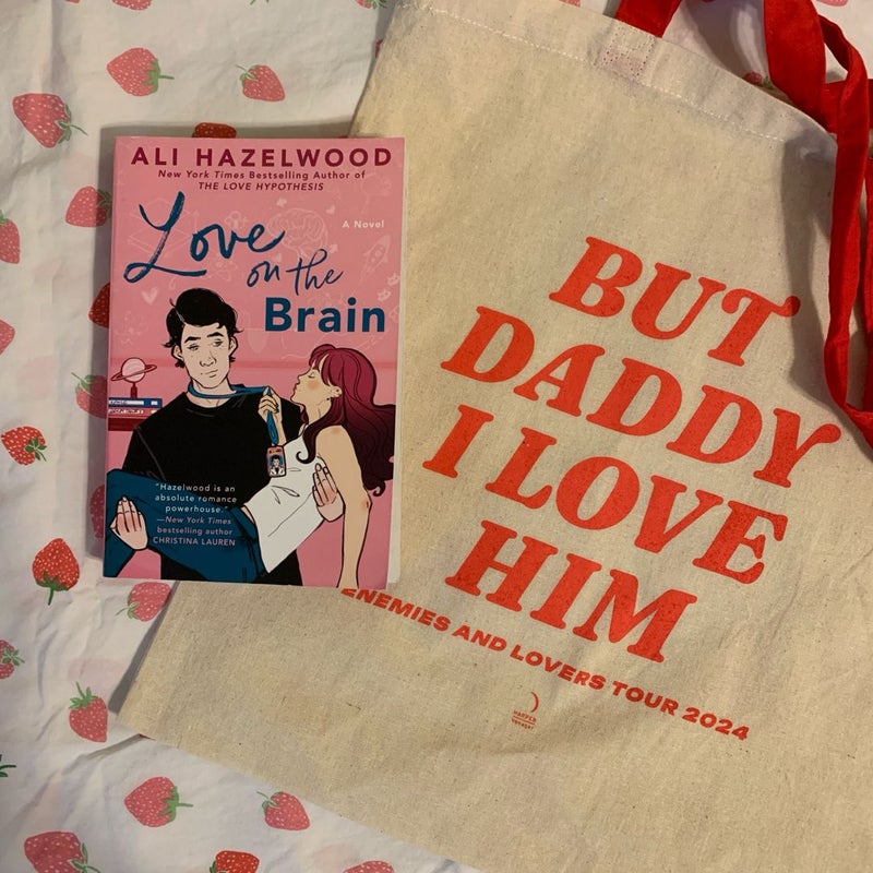 *SIGNED* Love on the Brain + tote bag