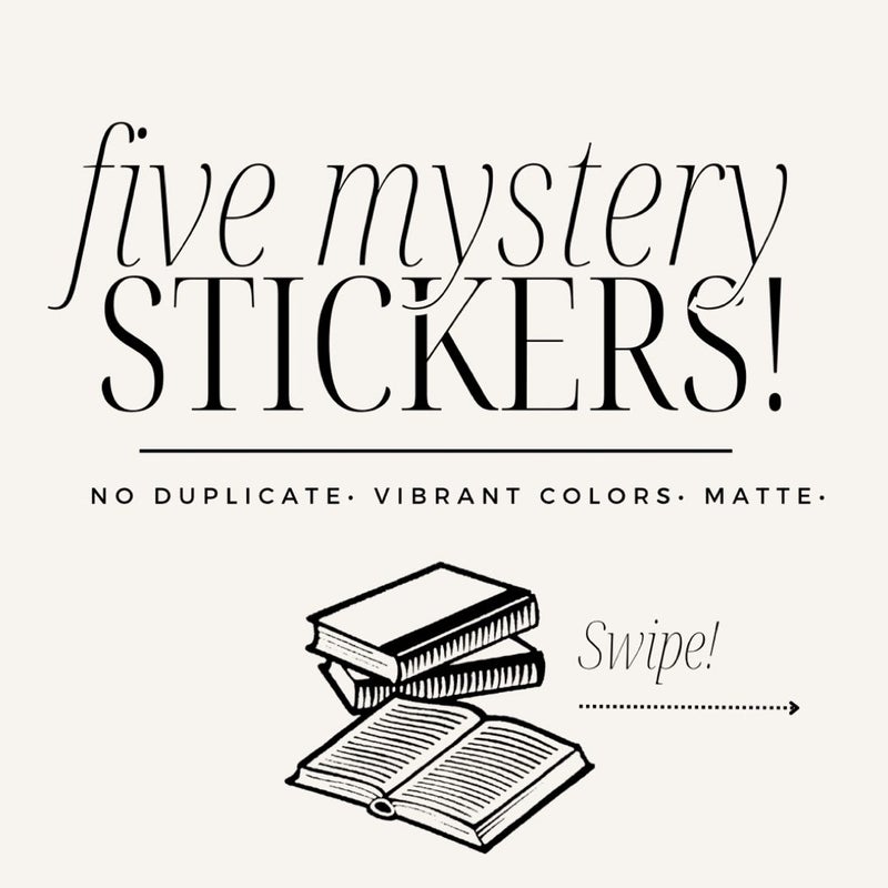 Mystery stickers (add on to orders!)