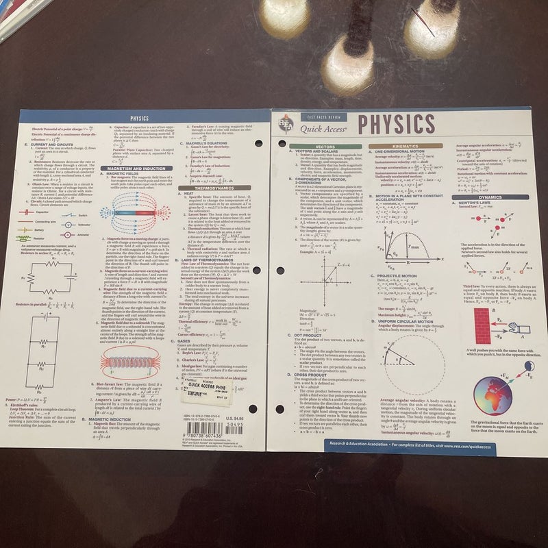 Chemistry & Physics Reference Guides