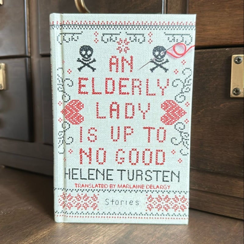 An Elderly Lady Is up to No Good