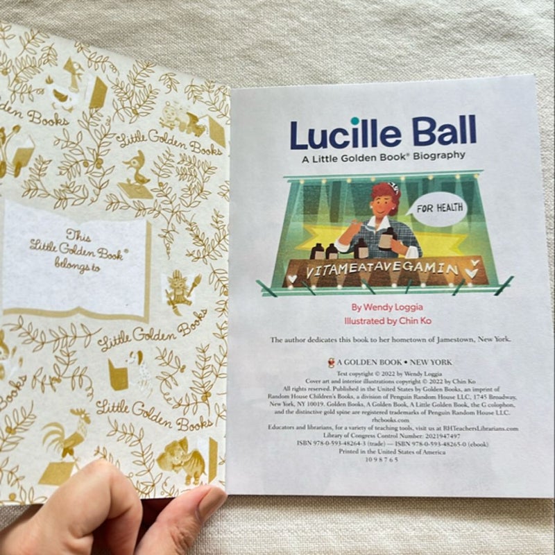 Lucille Ball: a Little Golden Book Biography