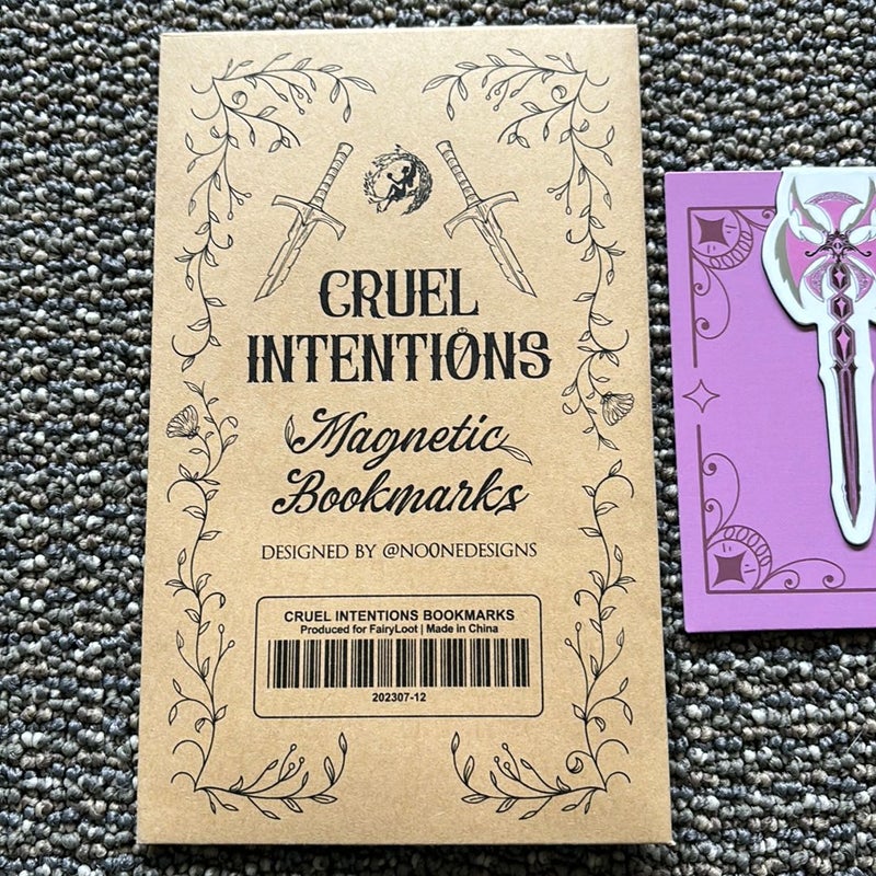 Fairyloot Cruel Intentions Magnetic Bookmarks