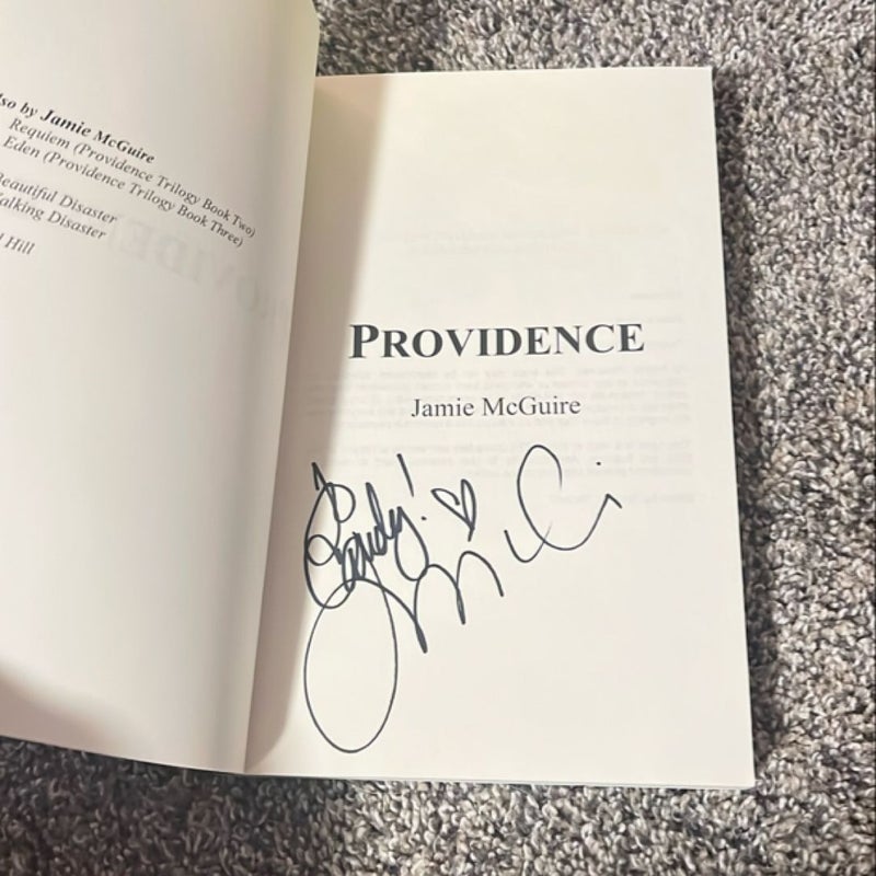 Providence *signed*