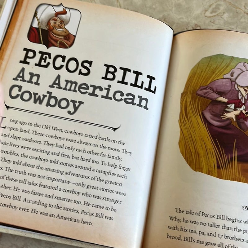 Pecos Bill Tames a Colossal Cyclone