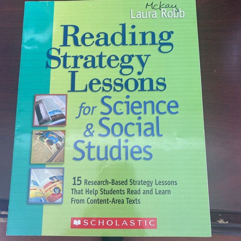 Reading Strategy Lessons for Science and Social Studies