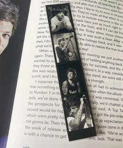 Louis Tomlinson mini photobooth strip bookmark